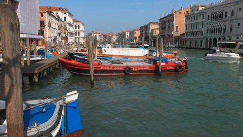 Life in Venice Time lapse Stock Footage 87292195