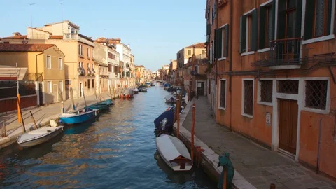 Life in Venice Time lapse Stock Footage 87292936