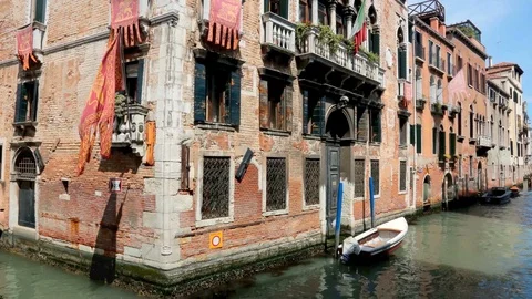 Life in Venice Time lapse Stock Footage 87295237