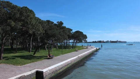 Life in Venice Time lapse Stock Footage 87295386