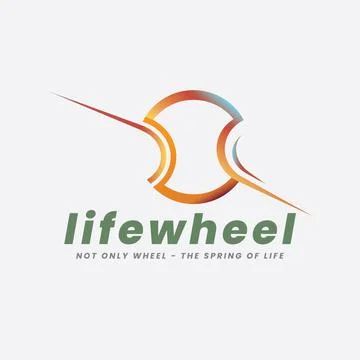 Life Wheel Logo Stock Illustration