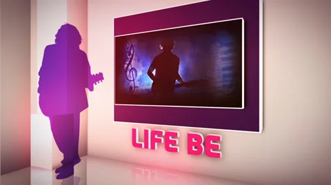 Life Without Music Stock Footage 37990461
