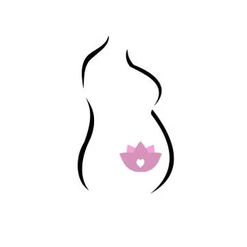 Life in womb Stock Illustration