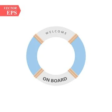 Lifeboat float icon, vector illustration design. Travel icons. Stock Illustration