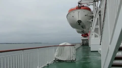 Lifeboat Stock Footage 20435031