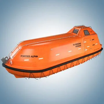 Lifeboat Norsafe 3D Model