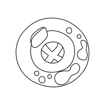 Lifebuoy icon design Stock Illustration