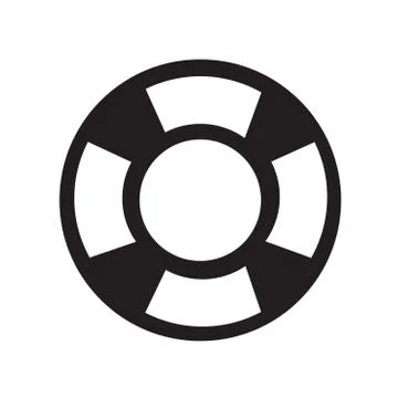 Lifebuoy icon Stock Illustration