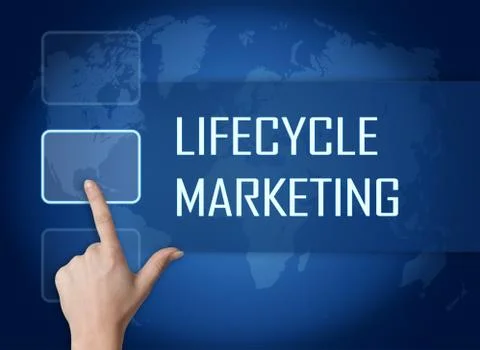 Lifecycle marketing Stock Illustration