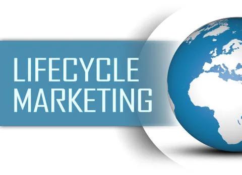 Lifecycle marketing Stock Illustration