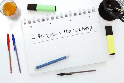 Lifecycle Marketing Stock Illustration