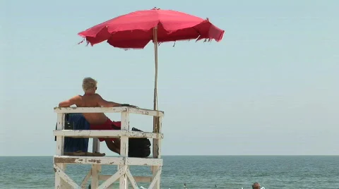 Lifeguard 01 Stock Footage 492917
