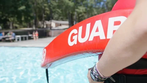 Lifeguard Buoy Stock Footage 85821405