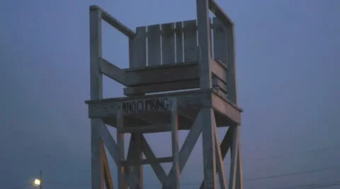 Lifeguard Chair Video stock 12274542