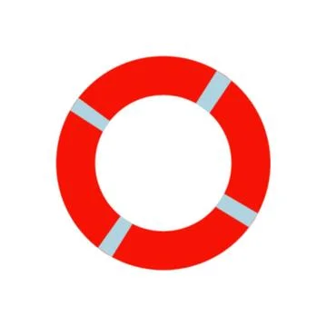 Lifeguard circle Illustrazione stock