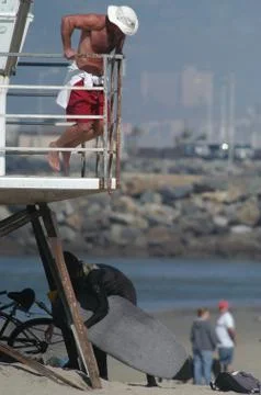 Lifeguard Exercises Stock Photos