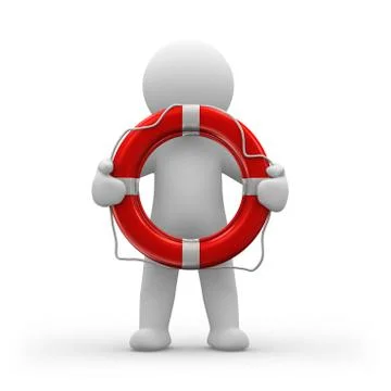 Lifeguard Stock Illustration