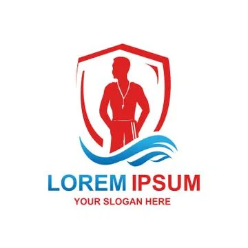 Lifeguard logo Stock Illustration
