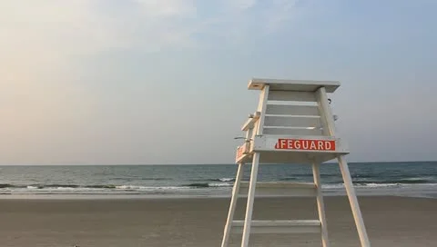 Lifeguard stand Stock Footage 11128780