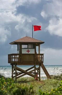 Lifeguard stand Stock Photos