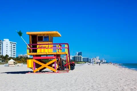 Lifeguard tower Foto stock