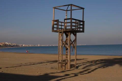 Lifeguard tower Stock Photos