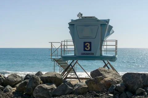 Lifeguard Tower Stock Photos
