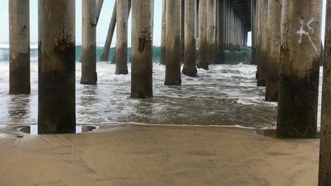 Lifeguard training in high surf Stock-Footage 79042675