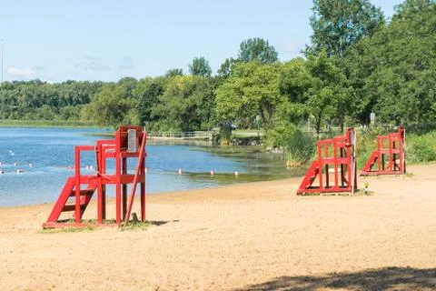 Lifeguardstands Stock Photos