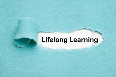 Lifelong Learning And Personal Development Concept Stockfoto's