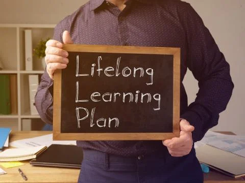 Lifelong Learning Plan is shown on the conceptual business photo Stock Photos