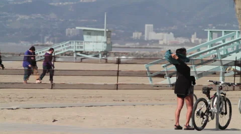 Lifestyle by the beach Stock Footage 46808484