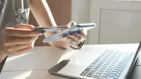 Lifestyle. Easy pay using smart phone or digital device. Stock Footage 102381109