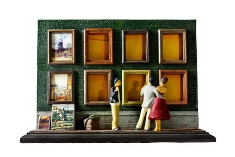 Lifestyle plaster frame Stock Photos