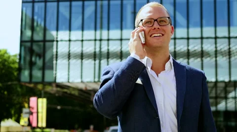 Lifestyle portrait of young successful businessman. career people professionals Video stock 59144170