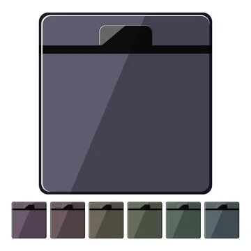 Lifestyle smart weights cartoon vector graphic Stock Illustration