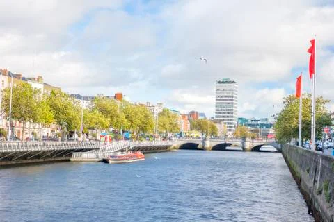 Liffey river Stock Photos