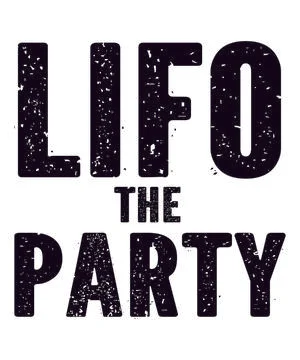 LIFO The Party Stock Illustration