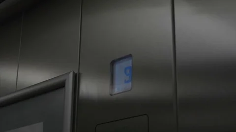 Lift countdown 9 to 1 Stock Footage 82401513