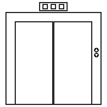 Lift icon Ilustración de archivo