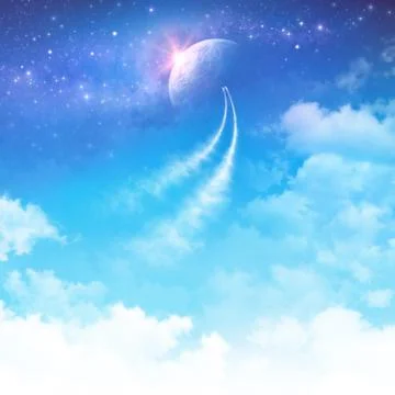 Lift off Stock Illustration