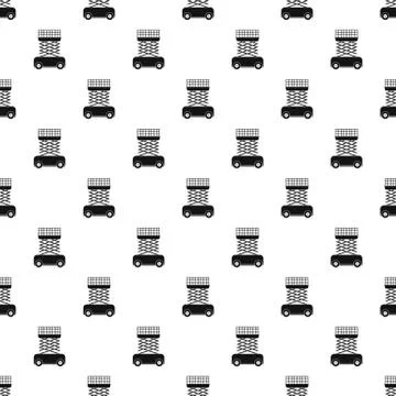 Lift machine pattern seamless vector Illustrazione stock