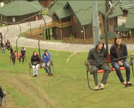 Lift in mountains Stock-Footage 12289445