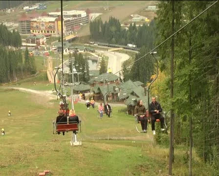 Lift in mountains Stock-Footage 12289562