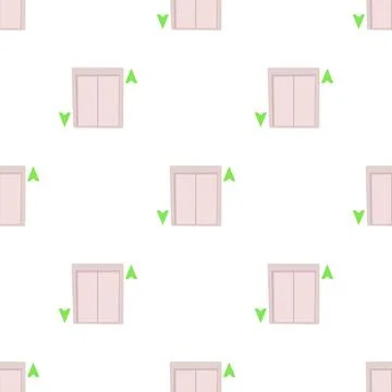 Lift pattern seamless vector Illustrazione stock