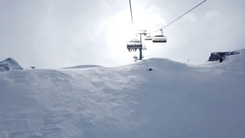 Lift Ride Stock Footage 112894486