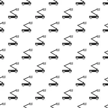 Lift small machine pattern seamless Stockillustratie