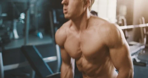Lifting all day everyday Stock Footage 126786440