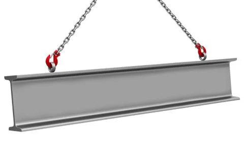 Lifting a beam Stock Illustration