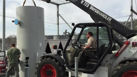 Lifting Construction Stock Footage 144070472